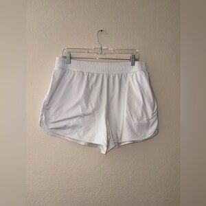 All in Motion Women's White Athletic Shorts
